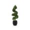 Designplants/Luca Lifestyle Buxus spiraal kunstboom (h:140cm) met Grigio Balloon bloempot