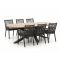 Manifesto Rivola/ROUGH-Y Ellips 200cm dining tuinset 7-delig