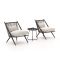 Intenso Brittoli/Pito ø 44cm lounge balkonset 3-delig