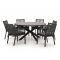 Manifesto Rivola/Fidenza ø149cm dining tuinset 7-delig