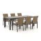 Manifesto Villongo/ROUGH-S 220cm dining tuinset 7-delig stapelbaar