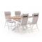 Bellagio Lugo/Fidenza ovaal 180cm dining tuinset 5-delig verstelbaar