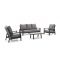 Tierra Outdoor Musone stoel-bank loungeset 4-delig 5-zits verstelbaar