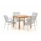 Intenso Parma/Liverpool 90cm dining tuinset 5-delig