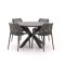 Forza Ripi/Fidenza ø126cm dining tuinset 5-delig stapelbaar