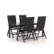 Bellagio Avio/Sestino 160cm dining tuinset 5-delig verstelbaar