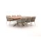 Bellagio Mineo/Induno Deens Ovaal 240cm dining tuinset 7-delig