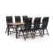 Forza Capri/Fidenza 220cm dining tuinset 7-delig verstelbaar
