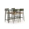 Bellagio Cino 175cm barset 5-delig stapelbaar