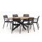 Forza Vico/Fidenza 220cm ovaal dining tuinset 7-delig stapelbaar