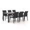Bellagio Albinea/Menzano 220cm dining tuinset 7-delig stapelbaar