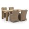 Intenso Adriano/ROUGH-X 180cm dining tuinset 5-delig