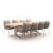 SUNS Revello/Stockholm 280cm dining tuinset 9-delig