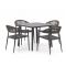Manifesto Belpasso/Sora ø90cm dining tuinset 5-delig stapelbaar