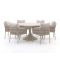 SUNS Fiave/Nova ø170cm dining tuinset 7-delig