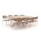Manifesto Belpasso/ROUGH-Y ellips 280cm dining tuinset 9-delig stapelbaar