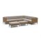 ROUGH-D hoek loungeset 6-delig