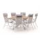 Bellagio Lugo/Fidenza ovaal 220cm dining tuinset 7-delig verstelbaar