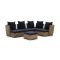 ROUGH-B hoek loungeset 5-delig