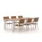 Bellagio Fidenza 220cm dining tuinset 7-delig stapelbaar