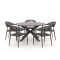 Manifesto Belpasso/Fidenza ø149cm dining tuinset 6-delig stapelbaar