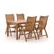 Sunyard Corby/Liverpool 160cm dining tuinset 5-delig verstelbaar