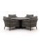 Bellagio Mineo/La Fonte ø150cm low dining tuinset 5-delig