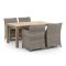 Forza Barolo/ROUGH-S 160cm dining tuinset 5-delig