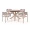 Bellagio Panaro/ROUGH-Y ø120cm dining tuinset 5-delig stapelbaar