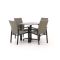 Manifesto Villongo/Canzo 80cm dining tuinset 5-delig stapelbaar inklapbaar