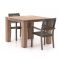ROUGH-Batang Rope/ROUGH-X 100cm dining tuinset 3-delig stapelbaar