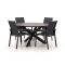 Bellagio Albinea/Lodola ø130cm dining tuinset 5-delig stapelbaar