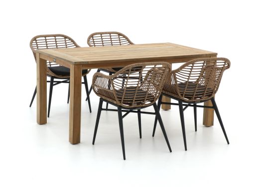 Intenso Azora/ROUGH-S 160cm dining tuinset 5-delig